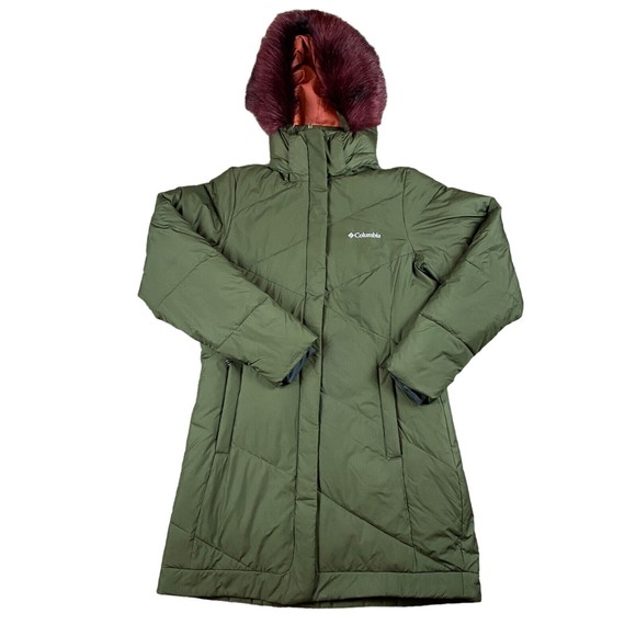 Columbia Jackets & Blazers - Columbia Women's Snow Eclipse Insulated Hooded Winter Jacket Size Small - Green